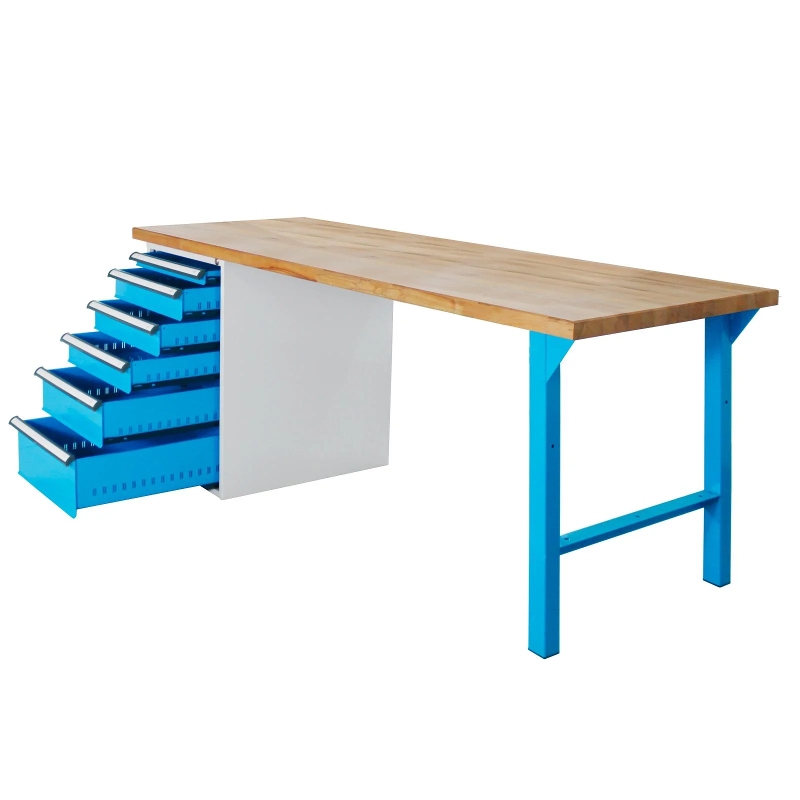 Werkbank 1500 mit Schubladenbox, 6 Schubladen - 4
