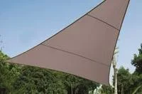 Garten-Sonnensegel Dreieck 3,6 X 3,6 X 3,6 m Farbe: Taupe - 0