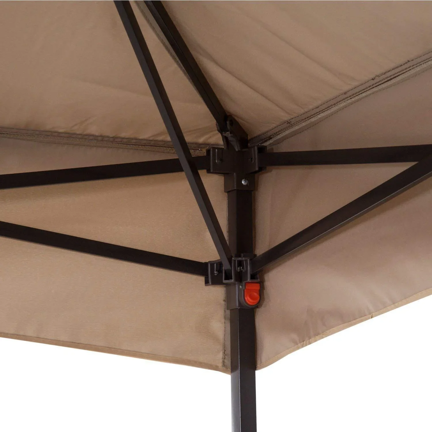Pavillon Faltpavillon Gartenzelt Khaki 3,25x3,25x2,95cm - 1