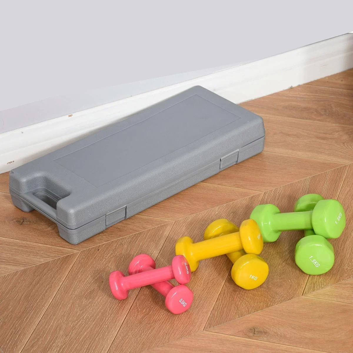 Hantel Set 6 kg bunt - 4
