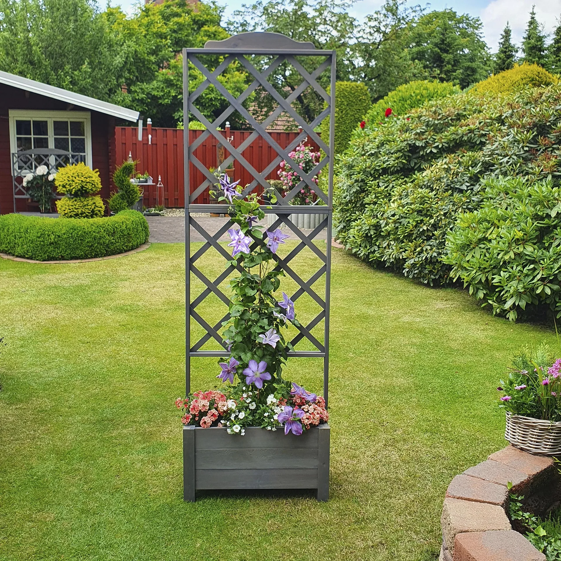 Rankkasten Botanica 69 x 210 cm, grau - 1