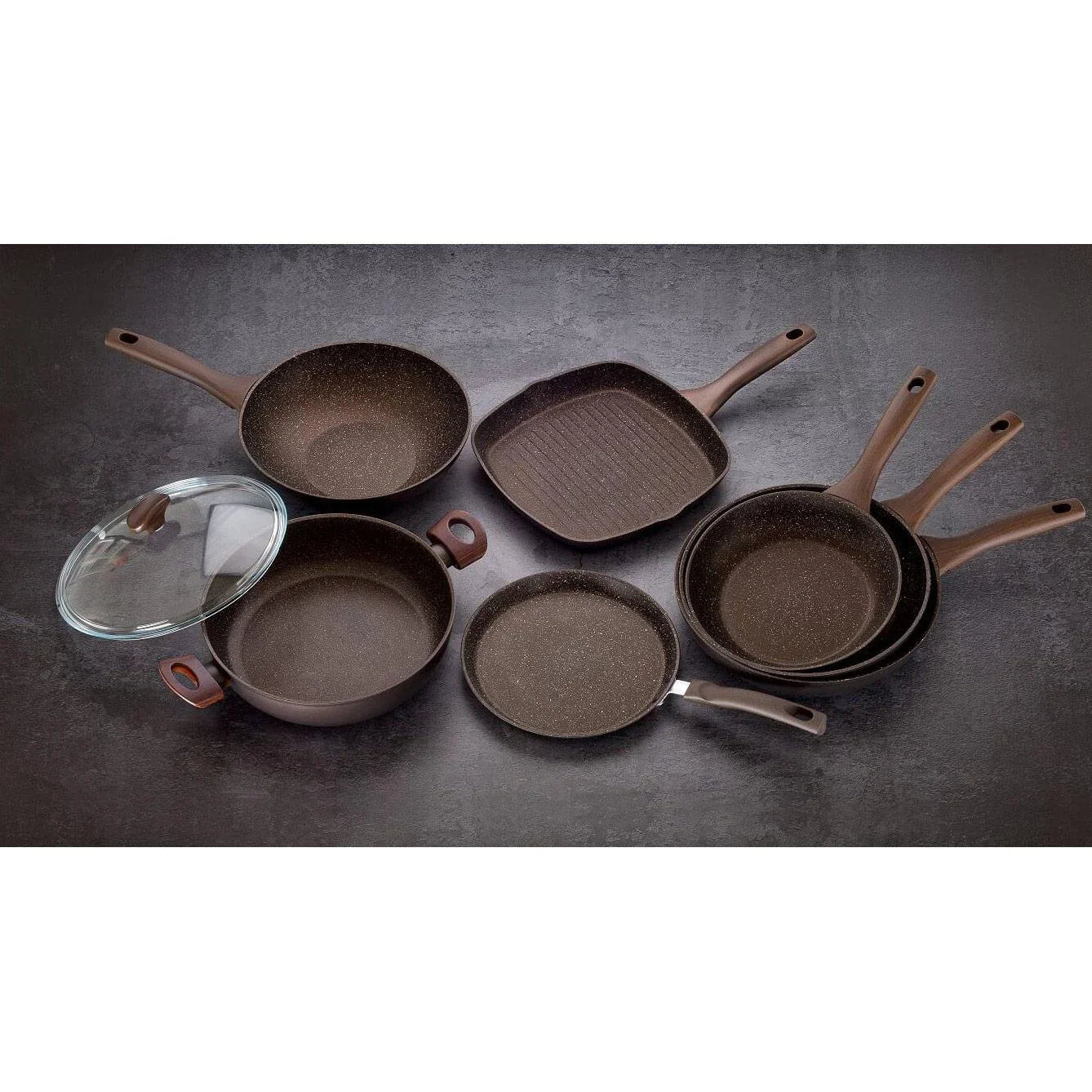 Mehrzer - Bratpfanne Durchmesser 25 cm - Stein Stark - 0