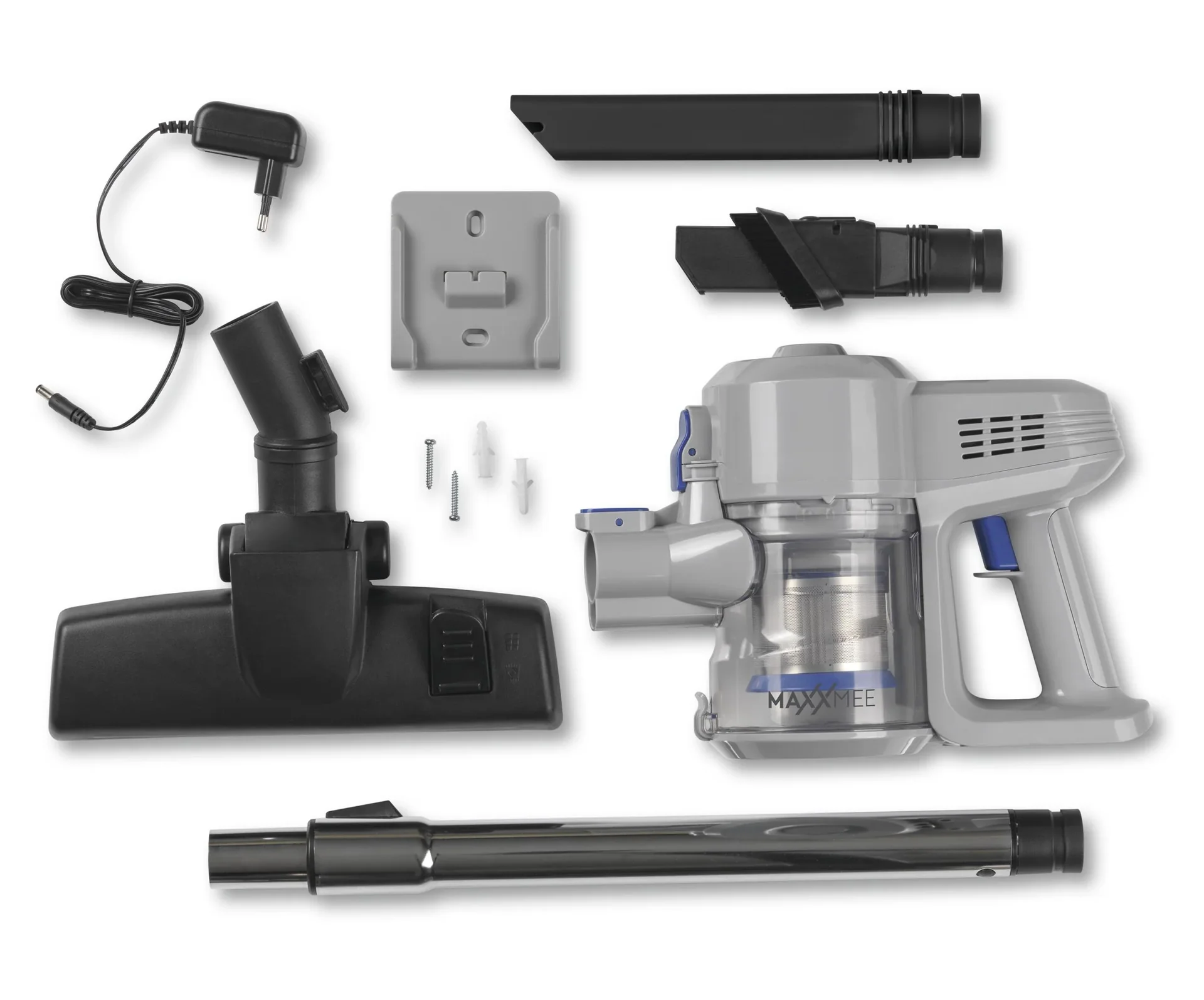 MAXXMEE Akku-Zyklon-Staubsauger mit bis zu 80 cm. Verstellbarem Teleskoprohr - 6
