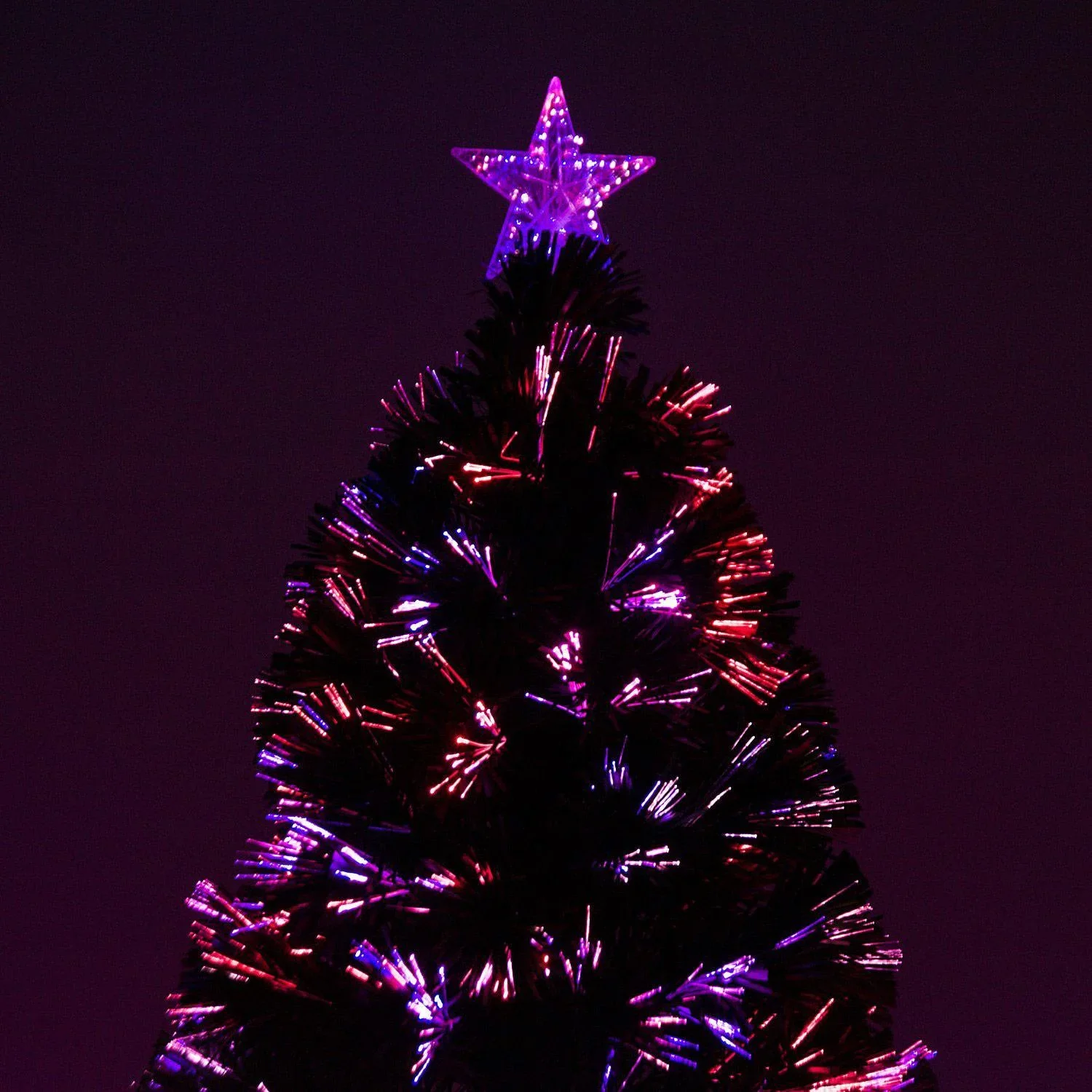 Weihnachtsbaum Christbaum Lichtfaser 150cm Grün - 0