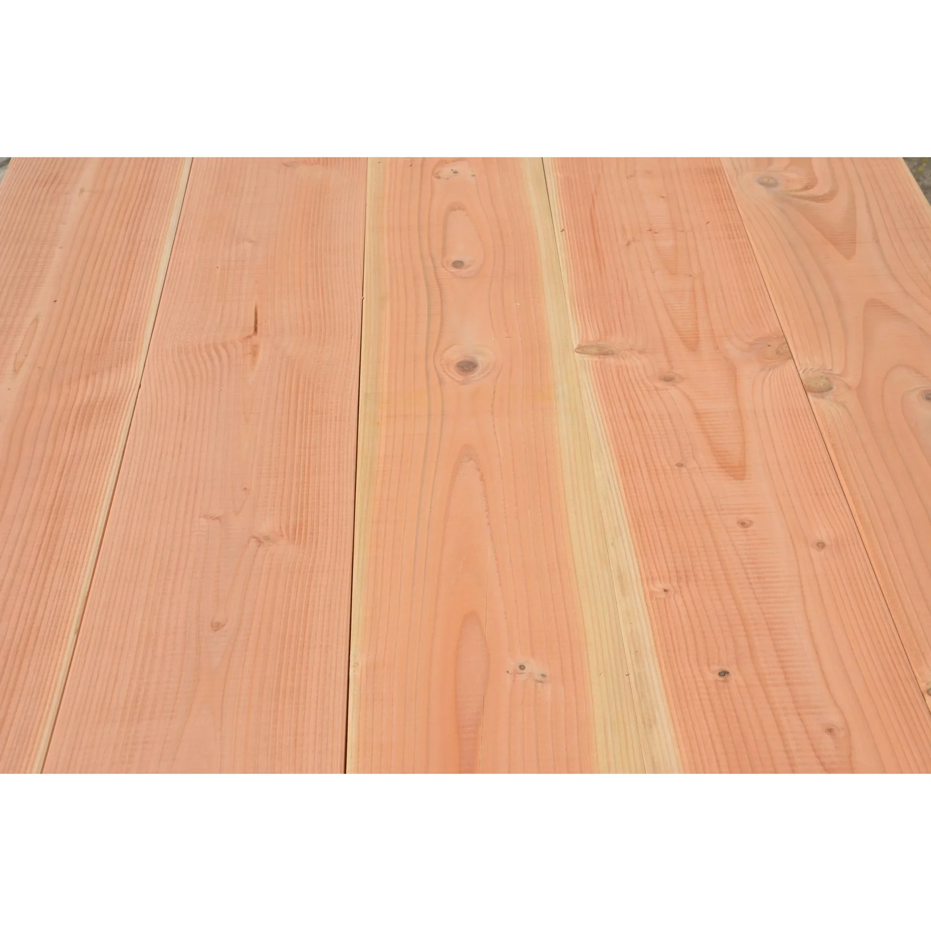 Robuster Tisch aus Douglasie mit breiten Blockbeinen 200/100 cm - 2