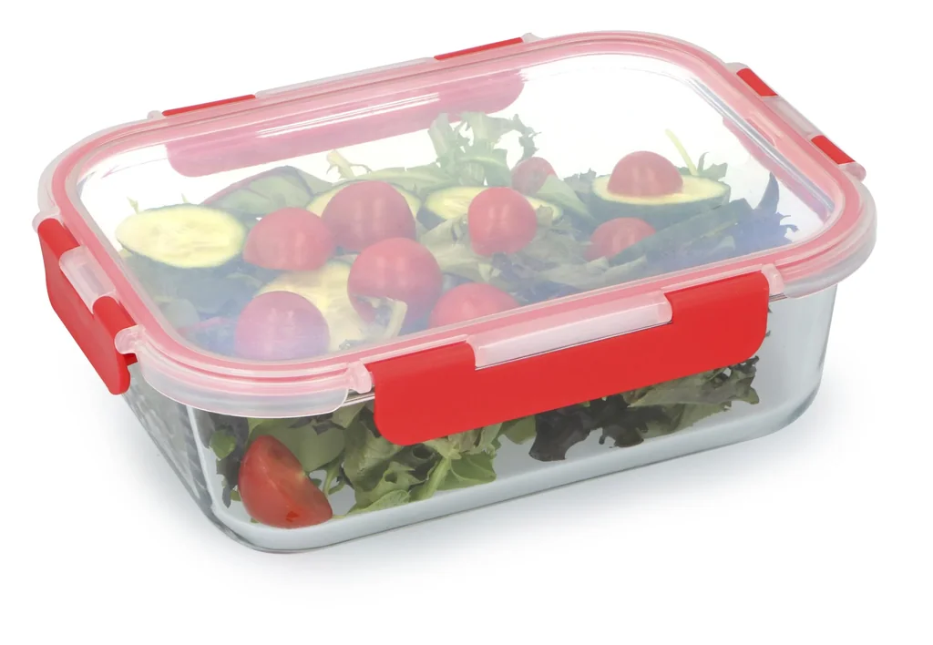 Glas-Frischhaltedose, 1500ml, 23,5 x 18 x 7,4cm - 0