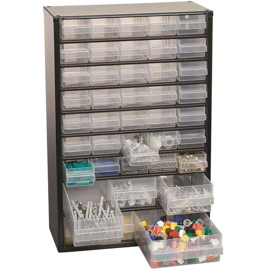 Stahlkommode mit 40 Schubladen - 30 x 15 x 47 cm - 0