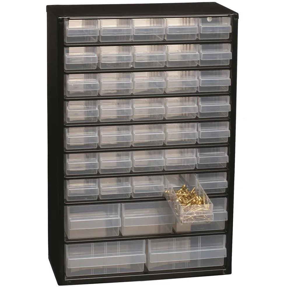 Stahlkommode mit 40 Schubladen - 30 x 15 x 47 cm - 1