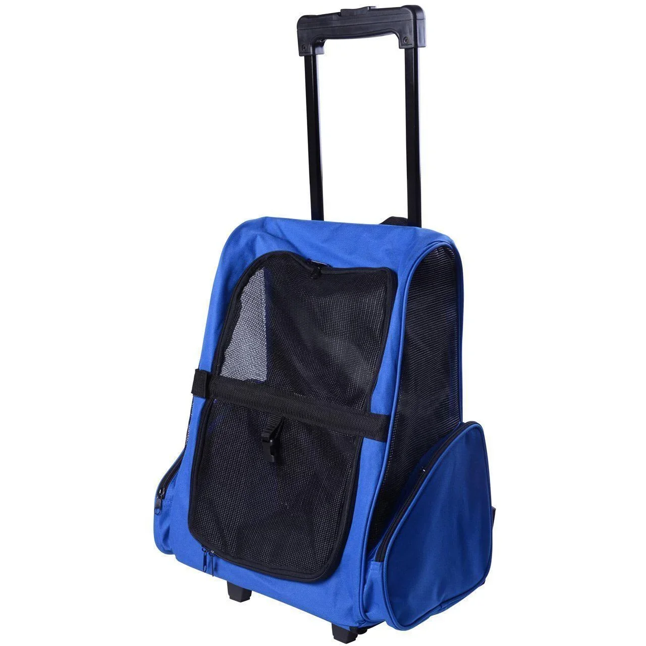 2in1 Hunde Trolley Tragetasche Rucksack blau - 5