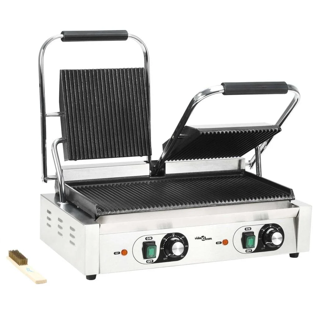 Panini-Grill Doppelschlitz 3600 W 58x41x19 cm - 0