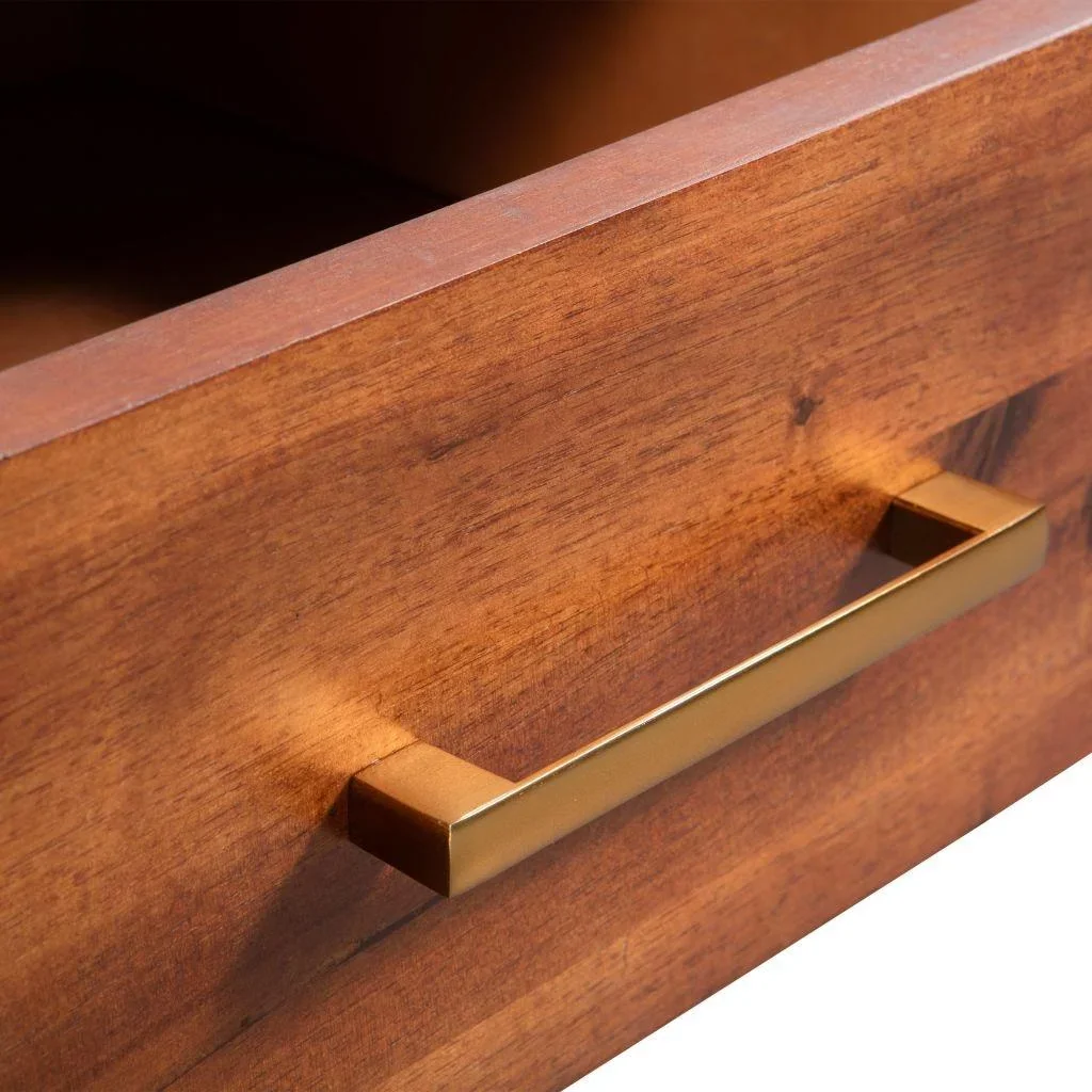 Couchtisch 90x50x40 cm Akazienholz massiv - 1