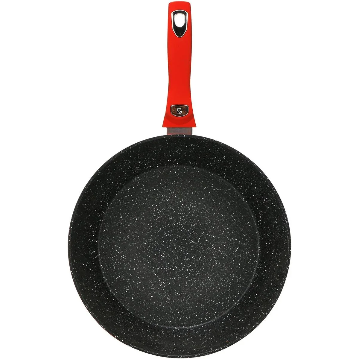 Wokpfanne - mit Deckel - 30cm - Rot - 1