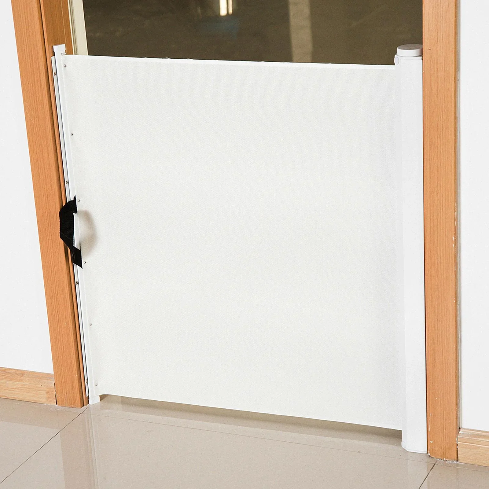 Hunde Türschutzgitter Treppenschutz Hundegitter Rollo einrollbar - 3
