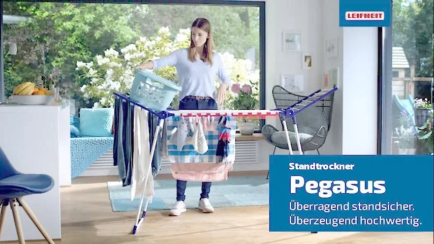 Wäschetrockner Pegasus 200 Solid Deluxe Mobile - Mit Rollen - 8
