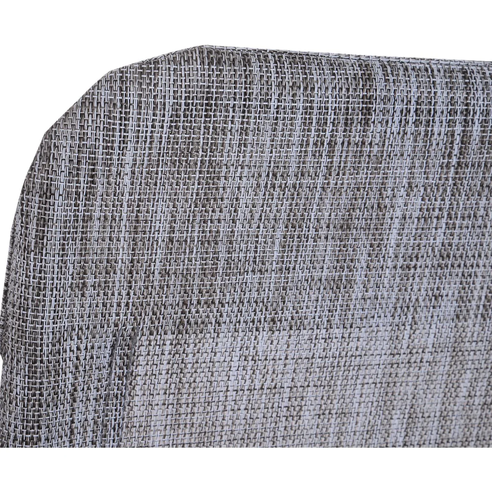 2er-Set Balkonstuhl Gartenstuhl Schwingstuhl Freischwinger wetterfest Grau 61 x 51 x 86 cm - 0