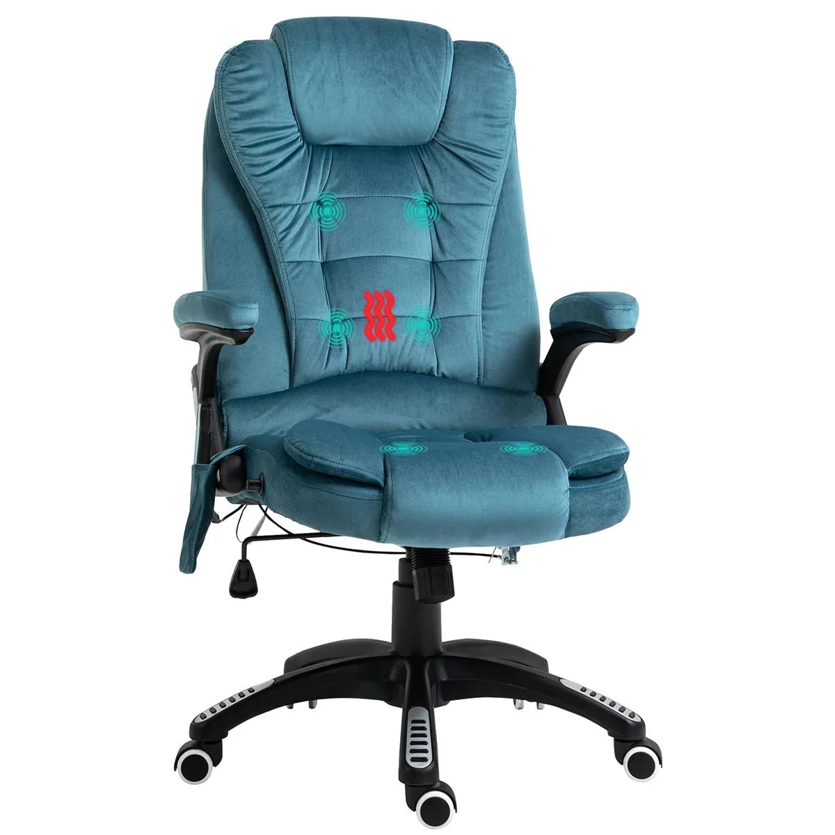Massagesessel Chefsessel mit Massagefunktion höhenverstellbarer Drehstuhl ergonomischer Gamingstuhl Bürostuhl massage Bl - 1