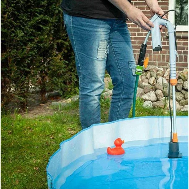 12V ACCU-WATERPOMP 1500 L/Stunde inklusive 1 Akku, Ladegerät und Halterung - 0