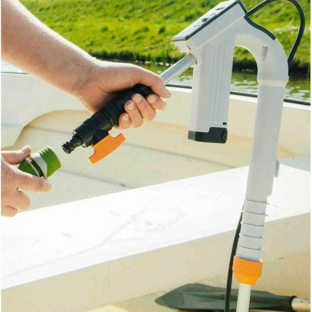 12V ACCU-WATERPOMP 1500 L/Stunde inklusive 1 Akku, Ladegerät und Halterung - 3