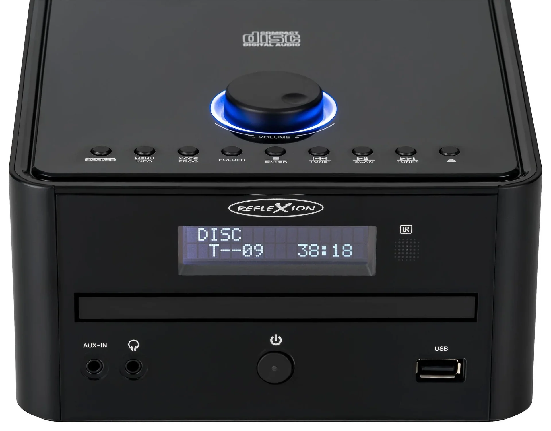 Stereo Micro-HiFi-System mit DAB+/UKW, USB, MP3/CD und Bluetooth - 4
