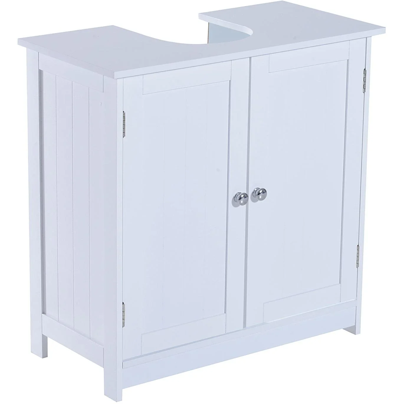 Waschbeckenunterschrank Badschrank Weiß - 0