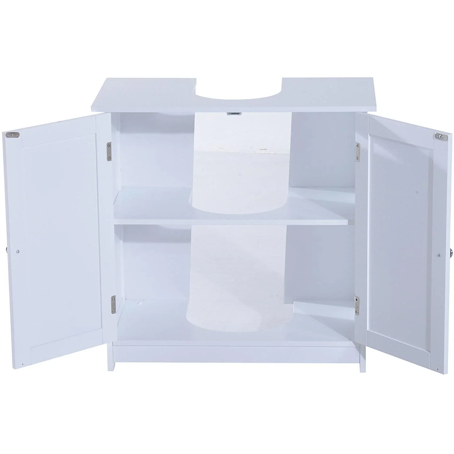 Waschbeckenunterschrank Badschrank Weiß - 2