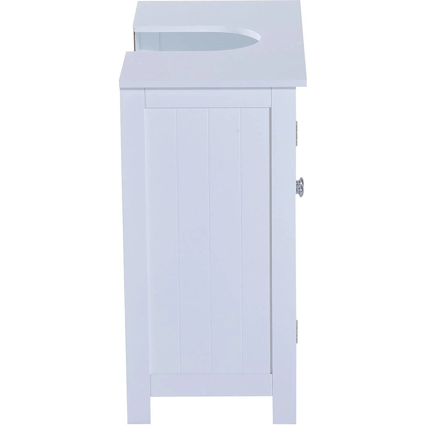 Waschbeckenunterschrank Badschrank Weiß - 6