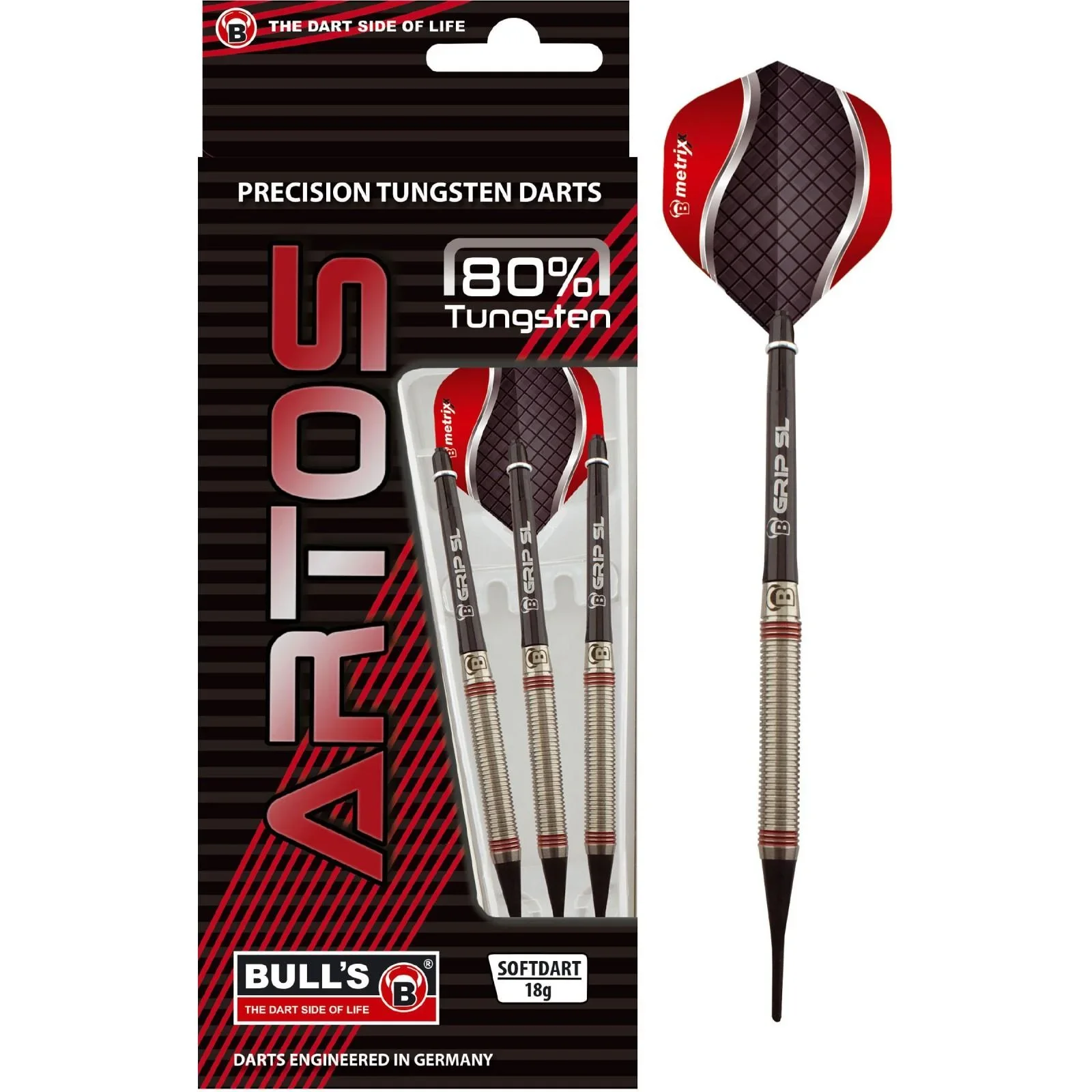 Artos AR3 Softdart, Red 80% Tungsten - 2