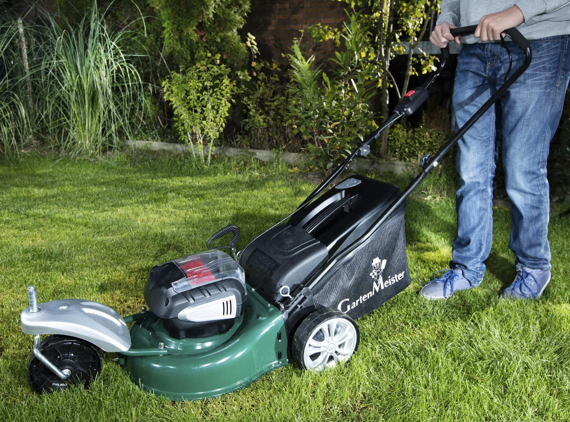 Akku-Rasenmäher Trike 405/40-2.5S mit Ersatz Akku - 1