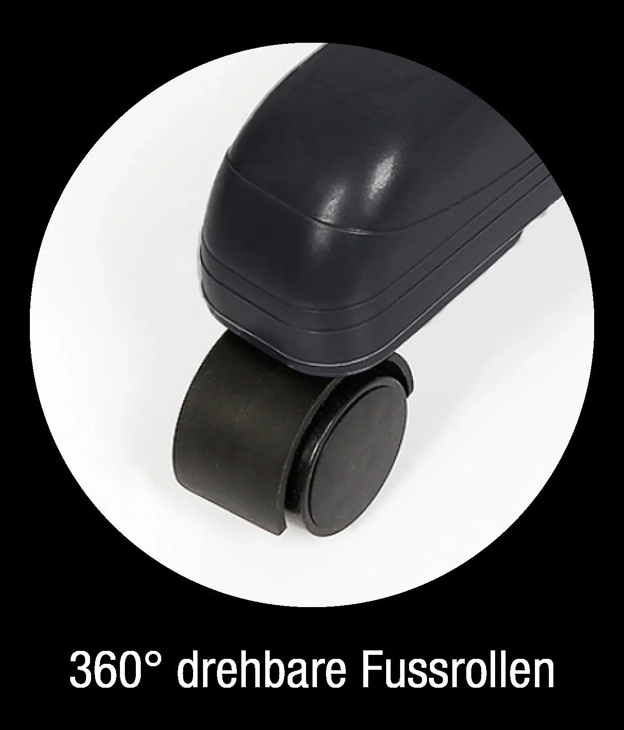 Turmwäscheständer XXL, Schwarz/ Silber - 1