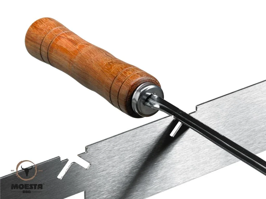 ChurrascoBBQ - Set für Smokin Pizzaring: 57 cm für südamerikanisches Spießgrillen - 1