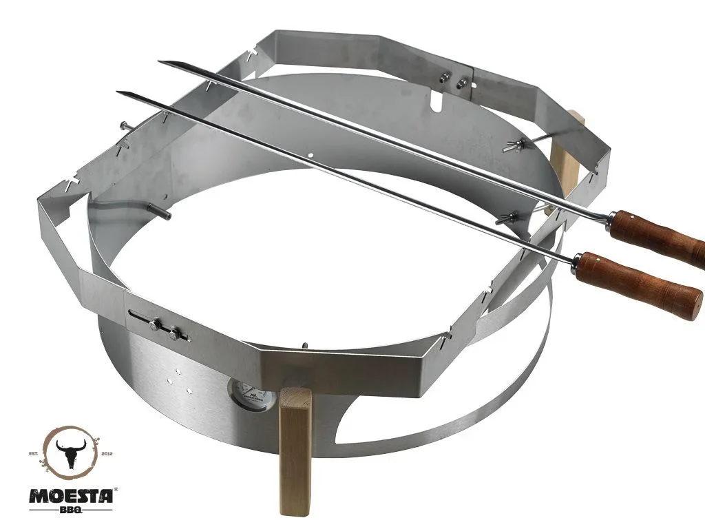 ChurrascoBBQ - Set für Smokin Pizzaring: 57 cm für südamerikanisches Spießgrillen - 2