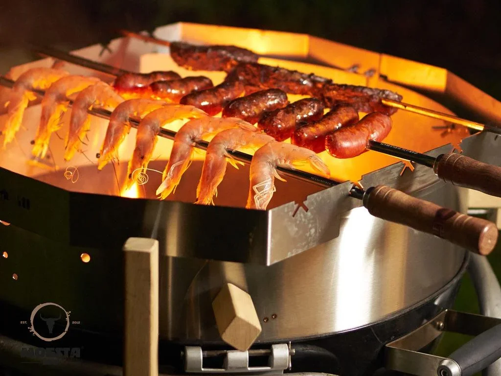 ChurrascoBBQ - Set für Smokin Pizzaring: 57 cm für südamerikanisches Spießgrillen - 4