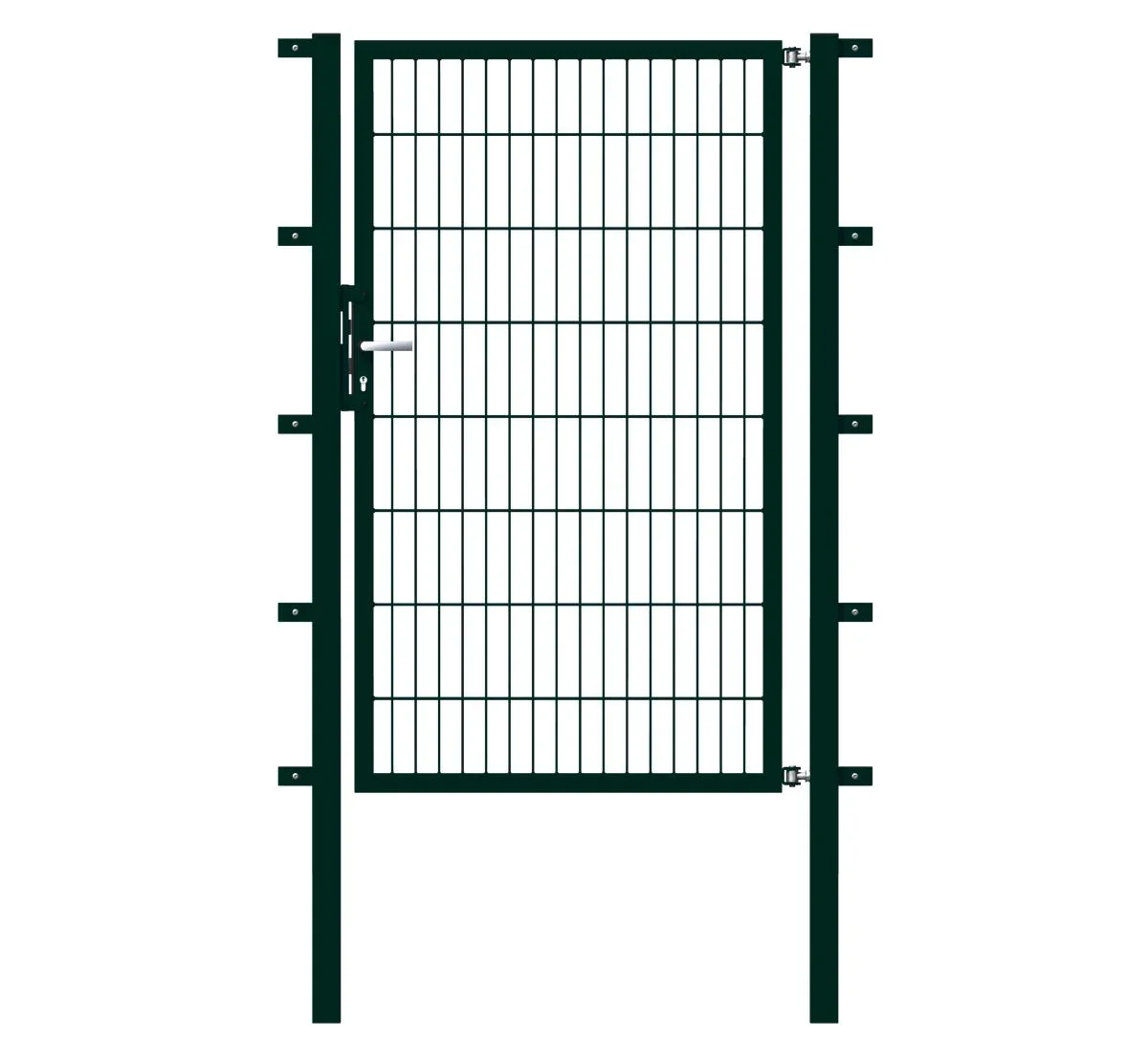 Einzeltor Flexo mit Zubehör, grün/ Breite 100 cm, Höhe 80 cm - 0
