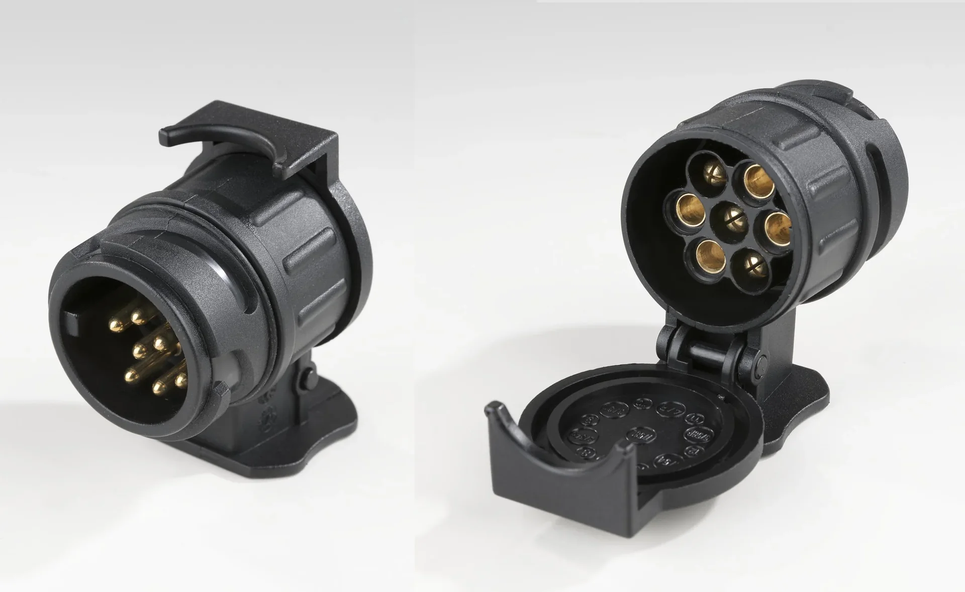 Anhänger Kurz Adapter, 13 auf 7 polig - 0