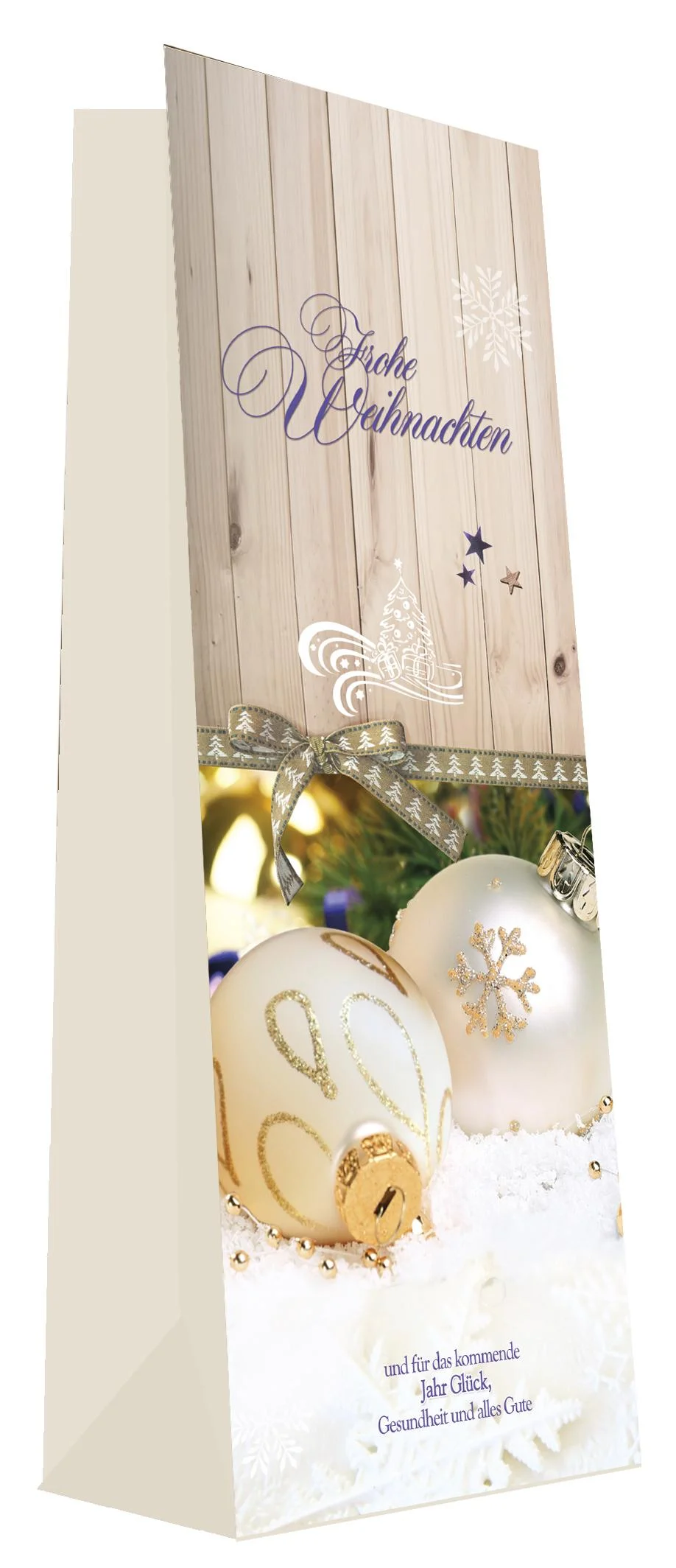 Flaschentüten "Weihnachten", 5 Stück - 0