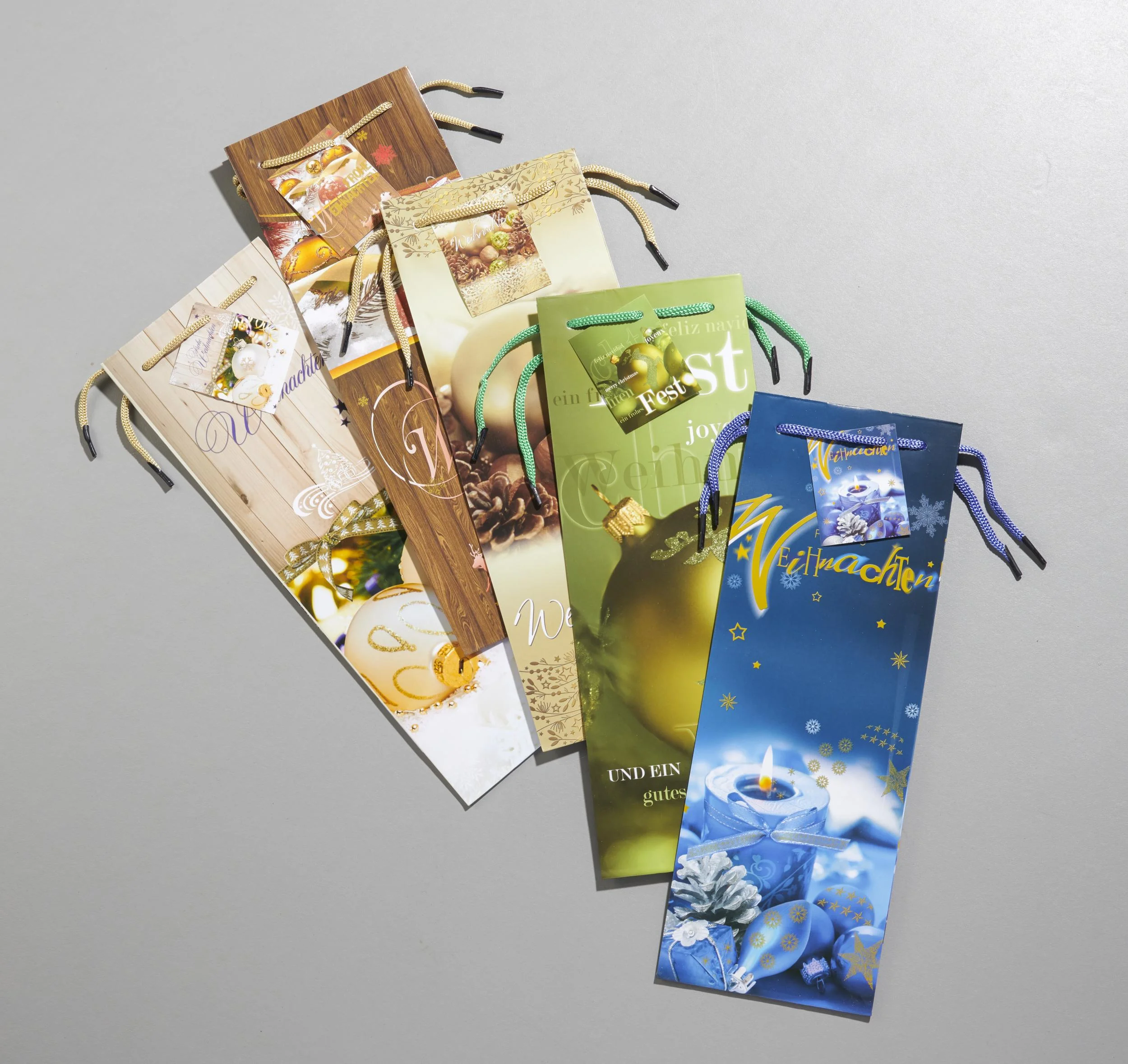 Flaschentüten "Weihnachten", 5 Stück - 2