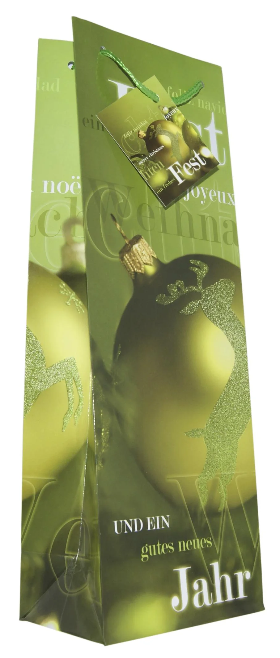 Flaschentüten "Weihnachten", 5 Stück - 4
