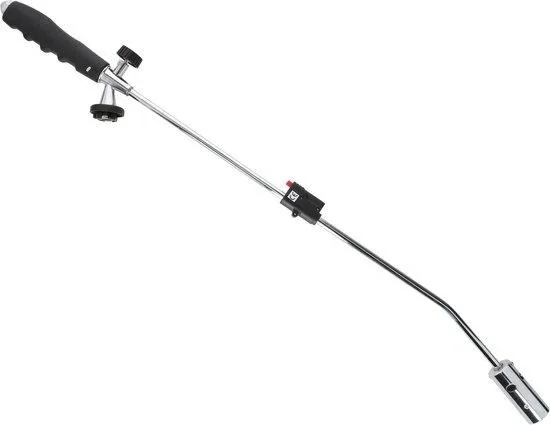 Unkrautbrenner mit Piezo-Zündung INKLUSIVE 4 Gasflaschen - 1