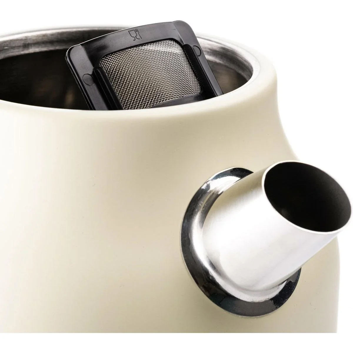 Retro-Wasserkocher - 1,7 Liter - Weiß - 1