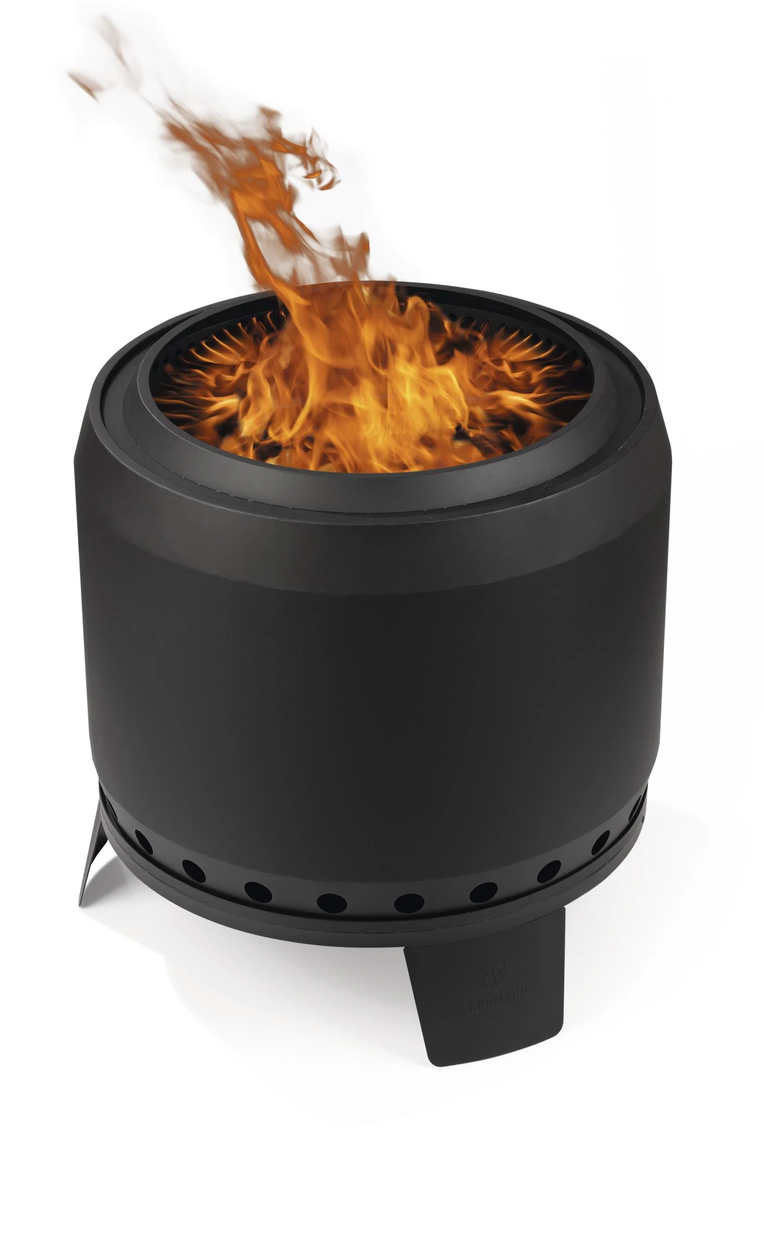 Feuerkorb rauchfrei, 68 cm, Schwarz - 3