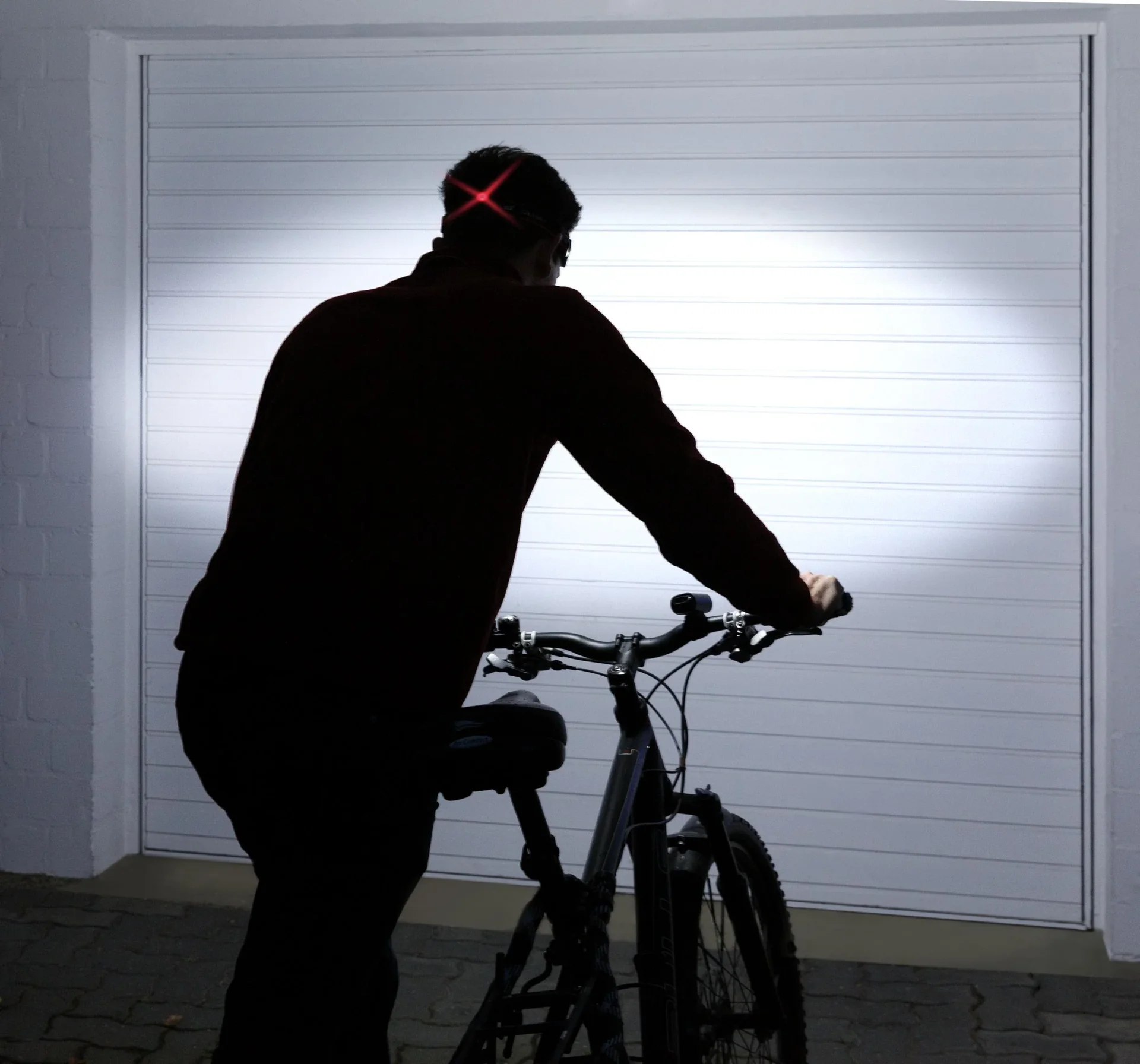 COB LED Band Stirnlampe mit 3-fach Lichtmodus, 200 Lumen - 0