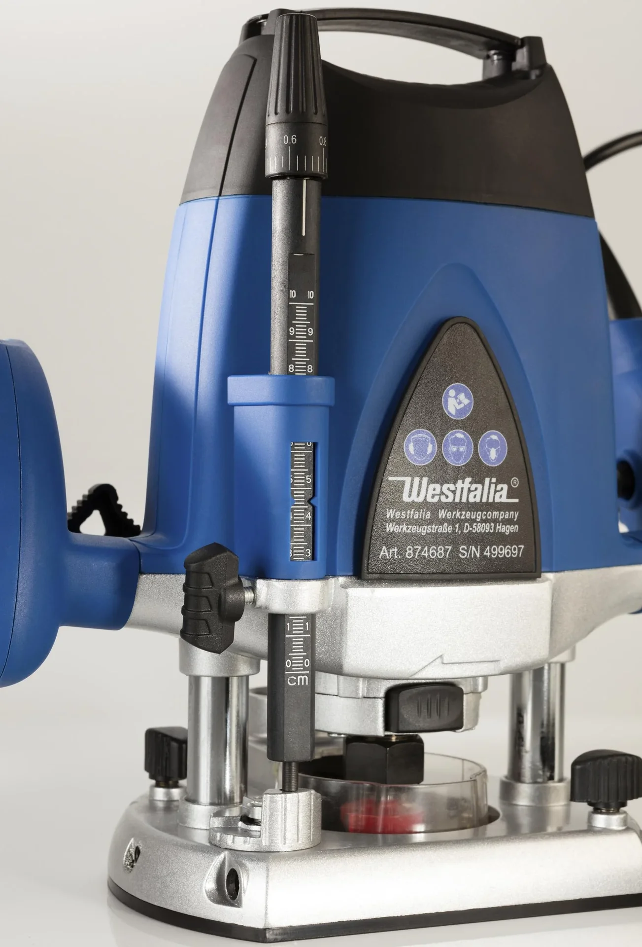 Profi Oberfräse 1600 W mit elektronischer Drehzahlsteuerung - 0