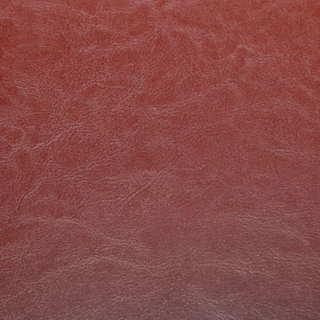 Schalensitz mit Ottomane Kunstleder weinrot - 0