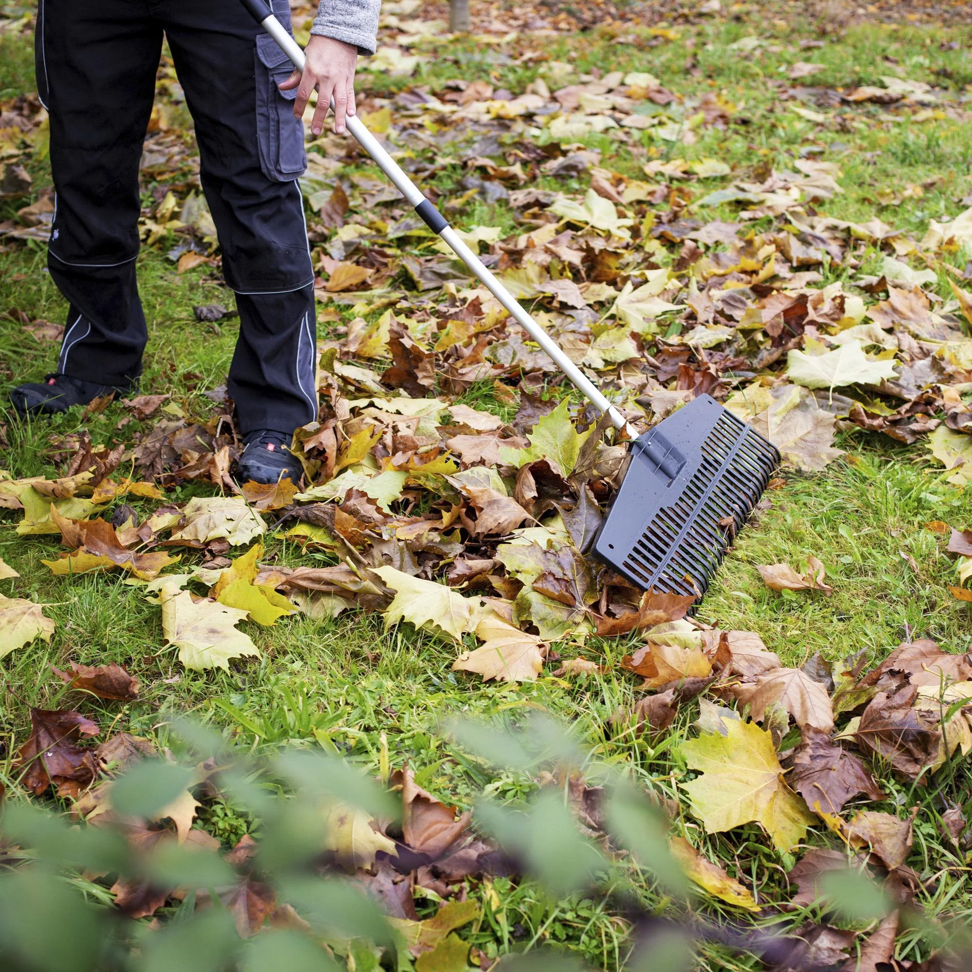 Jumbo Rechen 75 cm mit Aluminium Teleskopstiel - 6