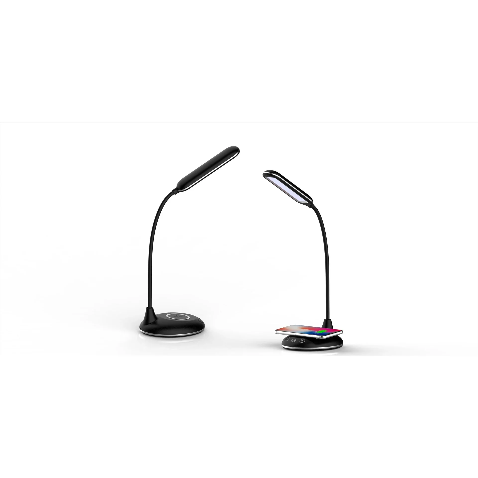 VT-7705 Tischleuchte / Schreibtischleuchte mit drahtlosem QI-Ladegerät - schwarz - 3