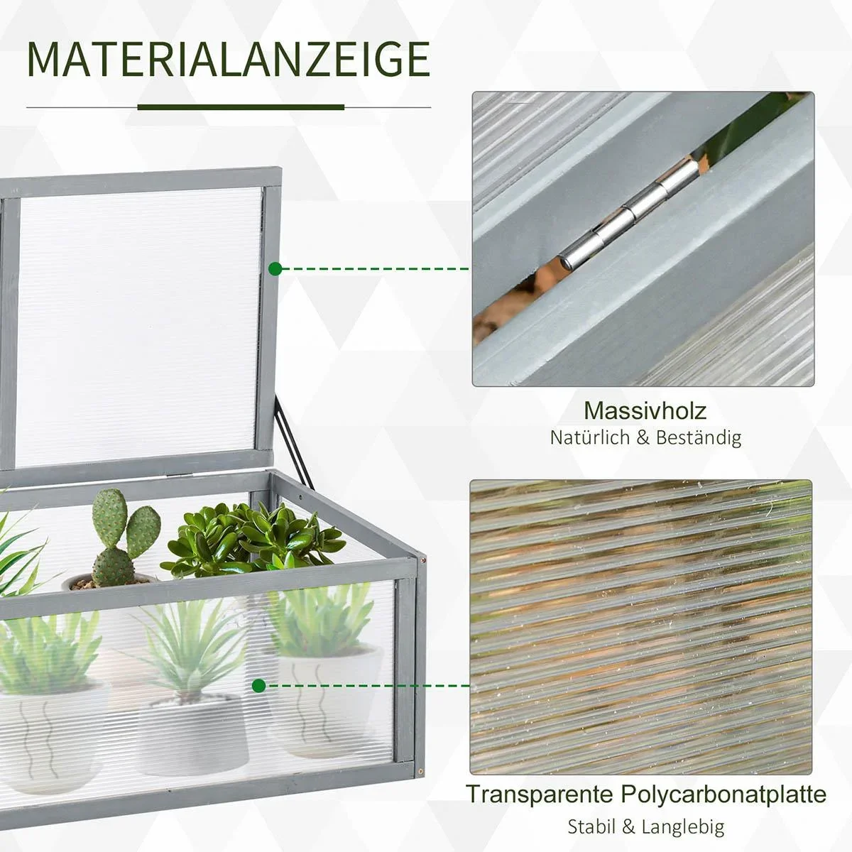 Grillpavillon mit 2 Seitenablagen aus Stahleisen - 3