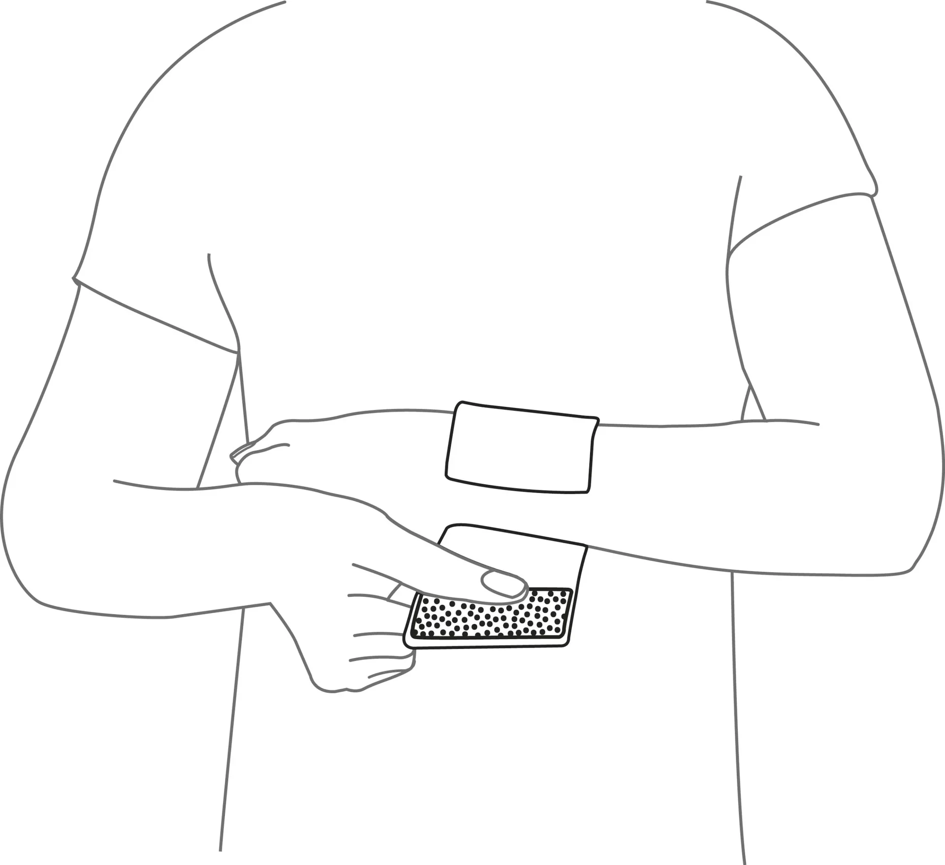 Handgelenkbandage aus recyceltem Kunststoff - 3