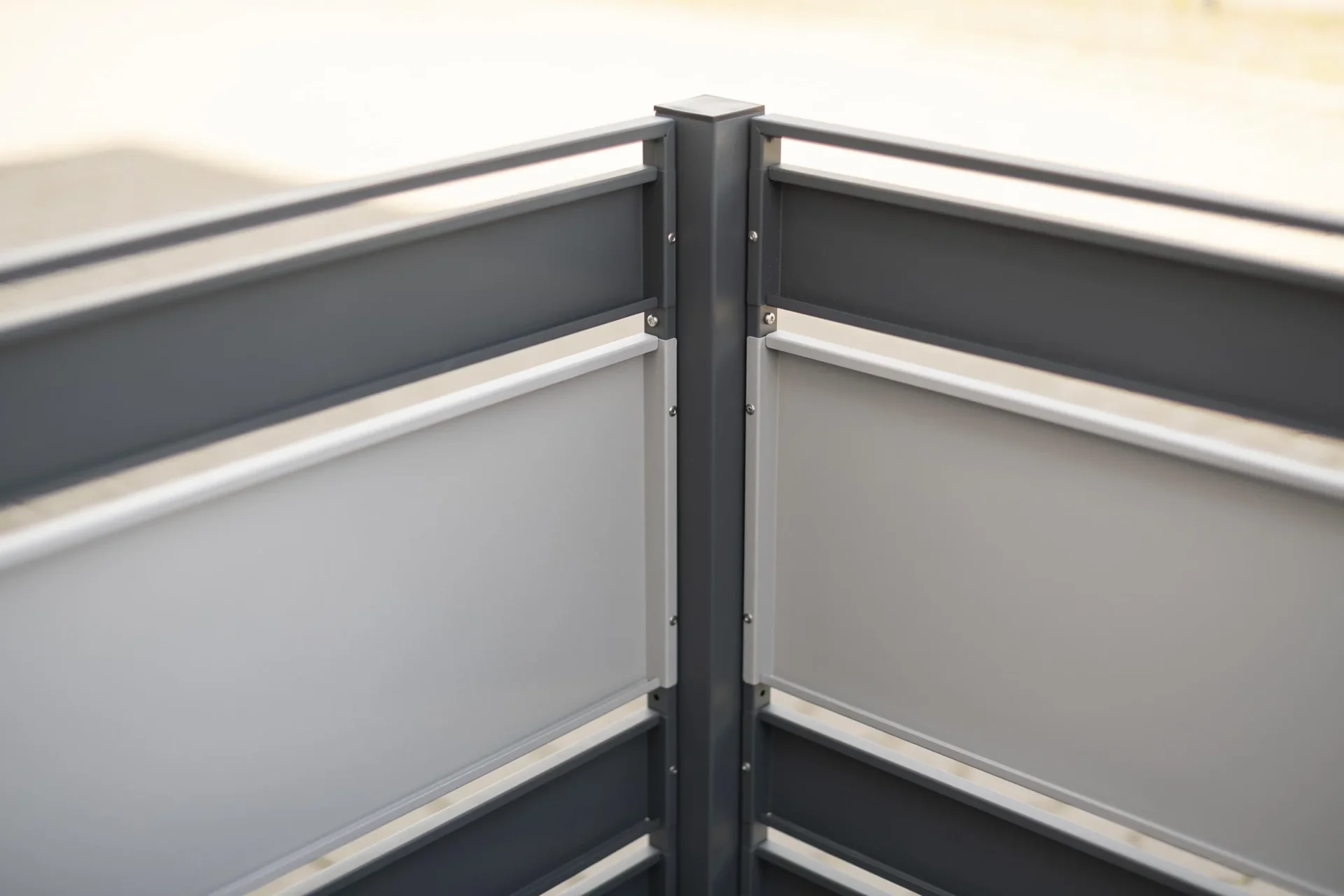 Mülltonnenverkleidung Planum 5er Box, 120 cm, antharzit - 7