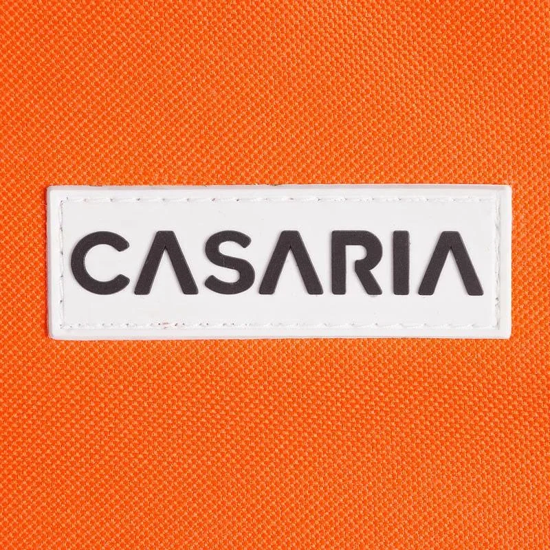 Liegestuhl 'Ibiza' mit Schiebedach Aluminium orange 190 x 59 x 29cm - 4