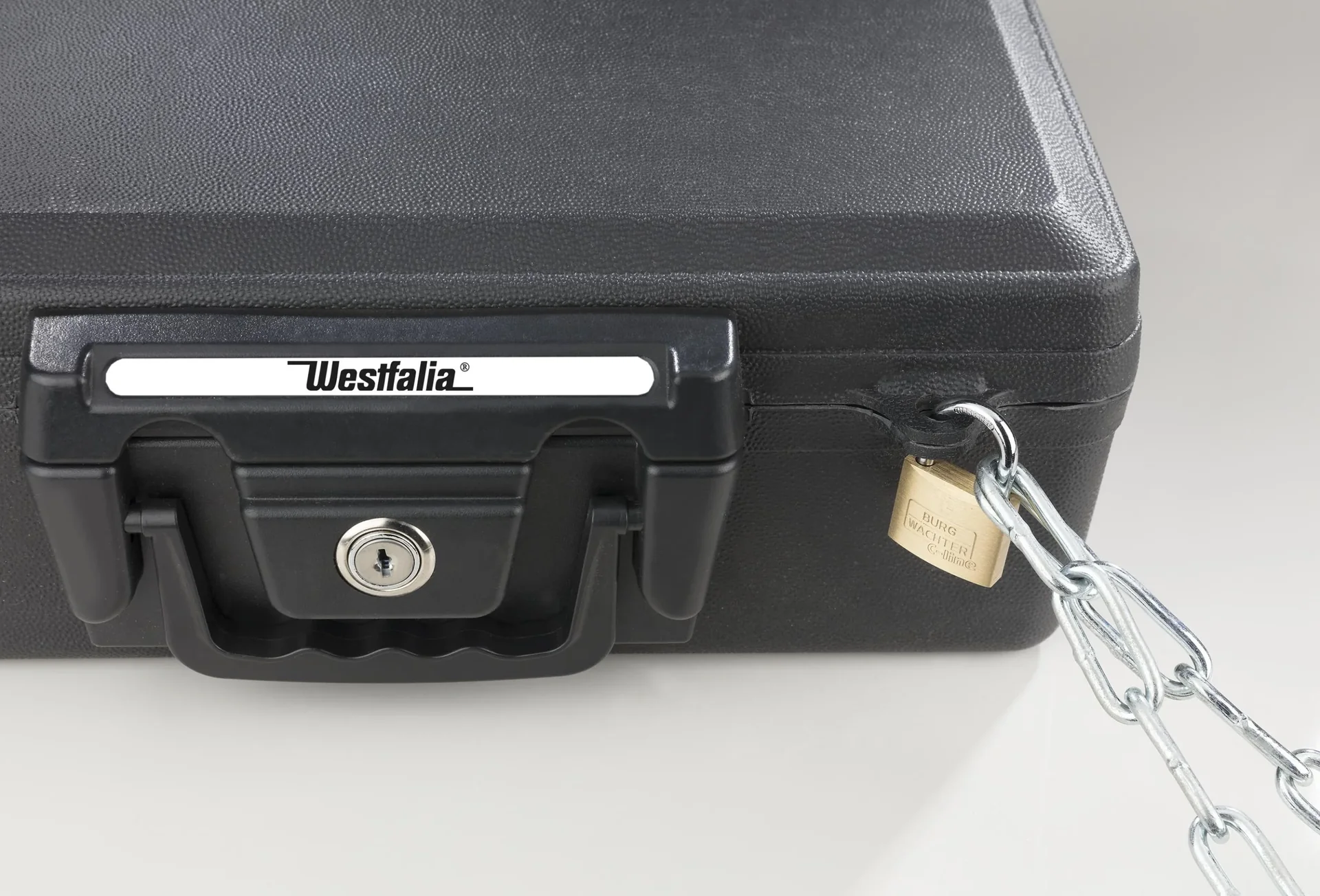 Dokumentenbox zur sicheren Aufbewahrung von Dokumenten, feuerfest - 0